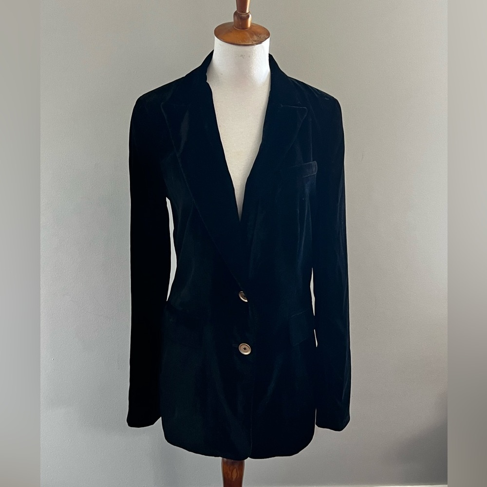 Donna Karan New York velvet blazer
